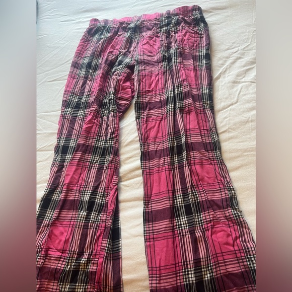 pink plaid old navy pj pants - Picture 3 of 3